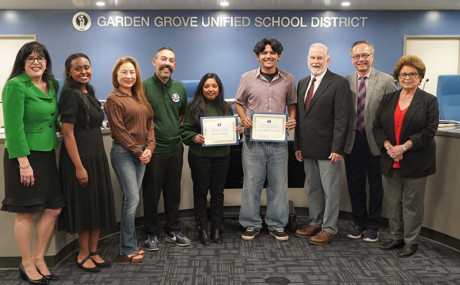 GGUSD Board of Education Commends Athletes and Coaches of Character - article thumnail image
